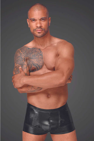 Noir Handmade Shorts mit Zierfalten H054