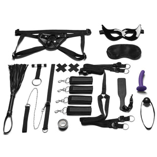 Lux Fetish - Bed Spreader Bondage Box 12 tlg.