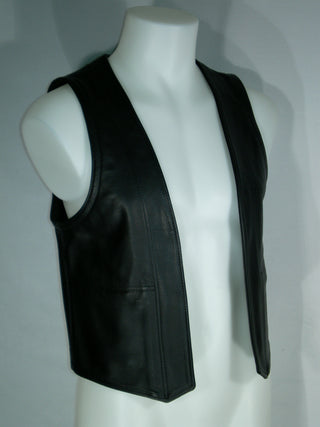 von Hohenstein Rough Lederweste Jeansstil