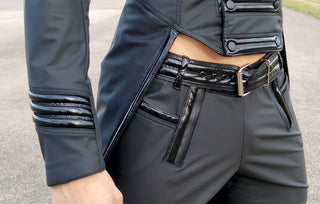 Tatjana Warnecke - Dandy Pant black matt