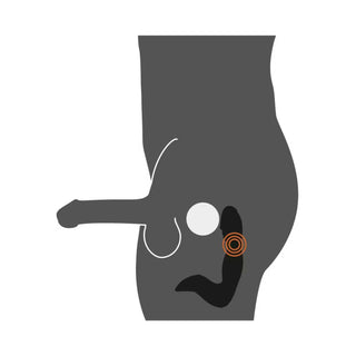 Rebel Prostata Stimulator schwarz