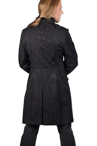 Aderlass Brokat Mantel Steampunk Gothic