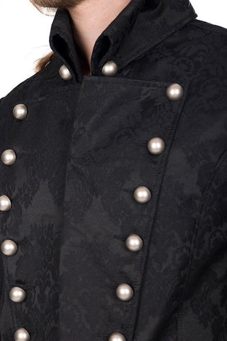 Aderlass Brokat Mantel Steampunk Gothic