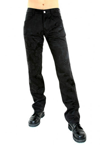 ADERLASS Jeans Brocade | schwarz - Größ 30