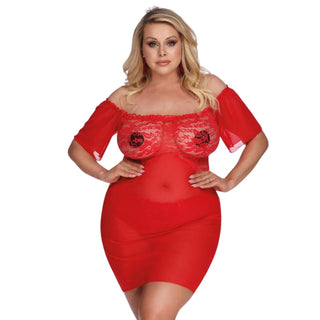 Anais Apparel Camari rotes Minikleid