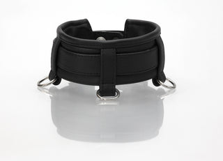 Lederhalsband Aphrodite schwarz one-size