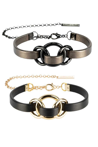 Asche & Gold Alodie Lederhalsband