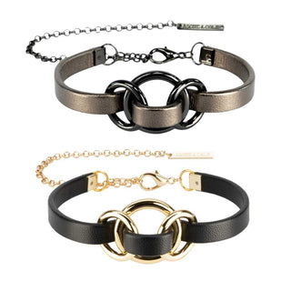 Asche & Gold Alodie Lederhalsband