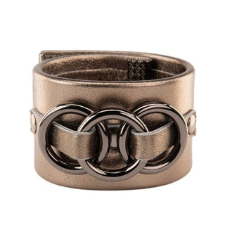 Asche & Gold Beatrice II Armband Cuff altgold/gun metal