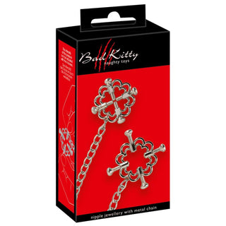 Bad Kitty Nippel-Schmuck mit Metallkette