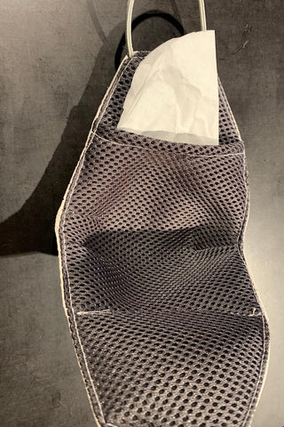 Damen Leder Mundschutz mit Strass 2
