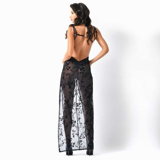 Catanzaro Pretresse Kleid lang schwarz