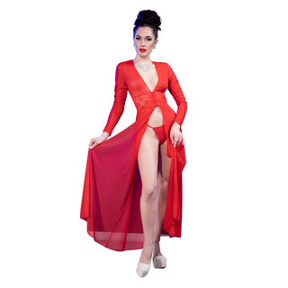 Chilirose Negligé CR4421 rot lang