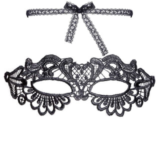 Cottelli Augenmaske filigrane Stickerei schwarz