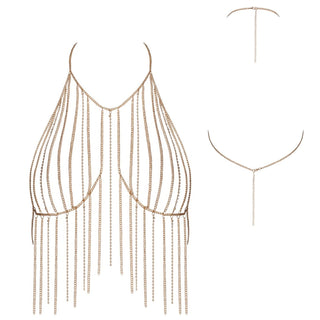 Cottelli Ketten-Top goldfarben