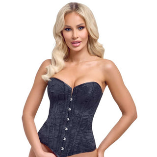 Cottelli Party Corsage schwarz mit Stäben