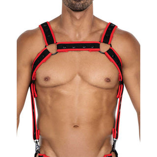 Cut4Men NEO Harness neon rot