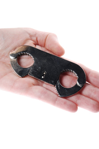 Daumenfessseln Metall verstellbar