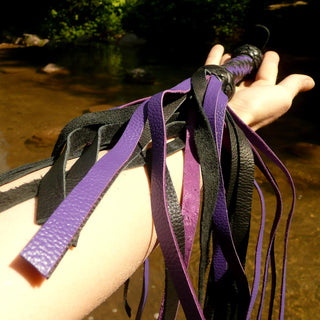 Leder Flogger Kurz Suleika | Nappa-Leder
