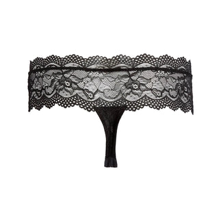 Escora String Panty ouvert schwarz