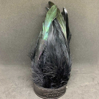 Feder Armband schwarz