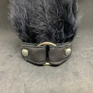 Feder Armband schwarz