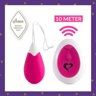 FeelzToys ANNA - Remote Vibrating Love Egg
