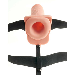 Fetish Fantasy Series 7“ Hollow Strap-on with Balls