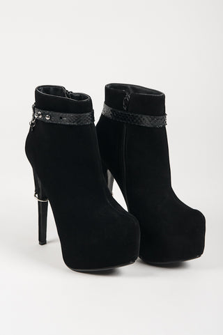 FK Ebony Python Heel Restraints