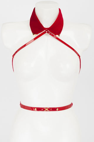 Fräulein Kink ROUGE High Fashion Leder Harness