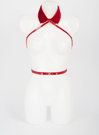 Fräulein Kink ROUGE High Fashion Leder Harness