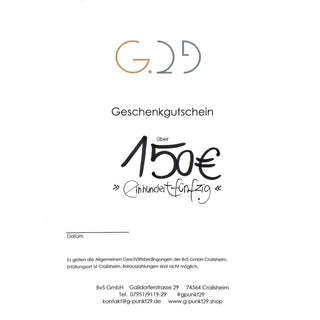 G.29 - GUTSCHEIN