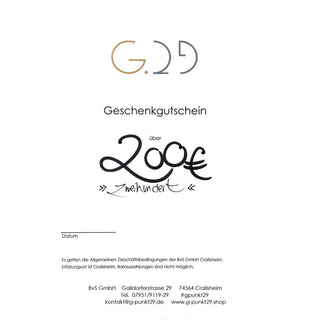 G.29 - GUTSCHEIN