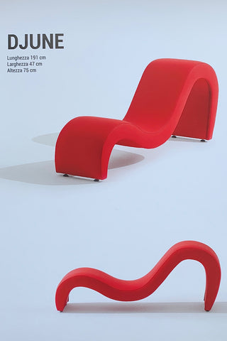 Liebesmöbel 'DJUNE' red