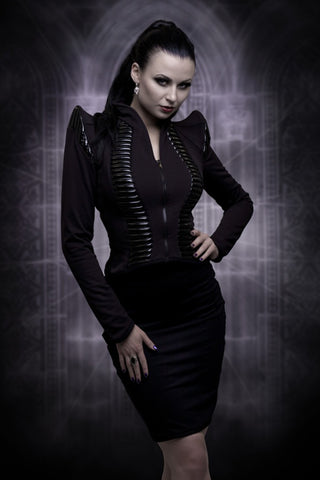 Tatjana Warnecke - Zar Jacket Lack mit Strass