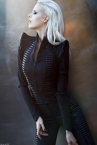 Tatjana Warnecke - Zar Jacket Lack mit Strass