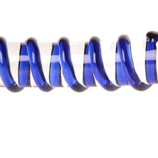 Glassvibrations Glasdildo - BLUE FLOWER