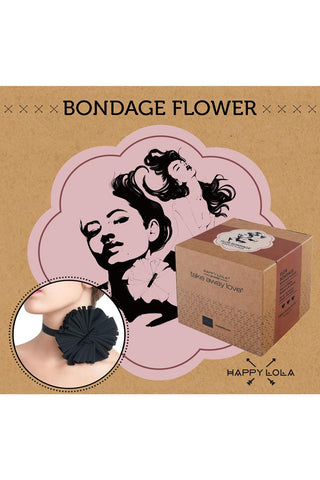Happy Lola Bondage Flower black