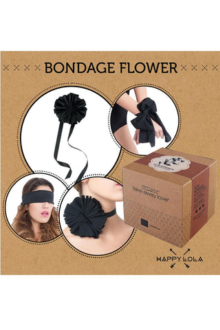 Happy Lola Bondage Flower black