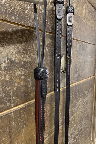 Langer Sklaventreiber Leder 4-fach