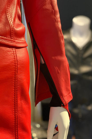 von Hohenstein Ela Leder Bolero rot
