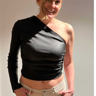 von Hohenstein One-Shoulder Lederoberteil LIV