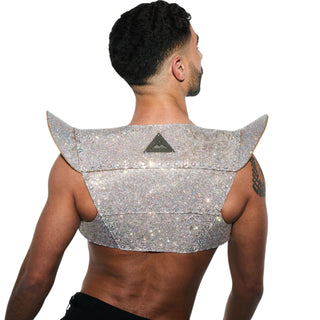 Lorand Lajos Pagoden Bolero Jacke Crystal Multicolor