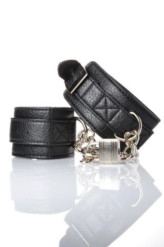 Lux Fetish Unisex Leatherette Cuffs