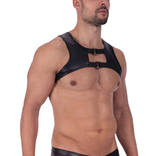 Manstore M2318 Cropped Top Black