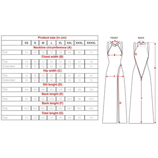 Patrice Catanzaro Mina langes Kleid aus Lycra | Schwarz