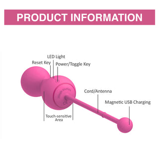 Magic Motion Smart Kegel Master Balls pink