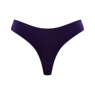 Maison Close Rococo Tanga Samt Lila