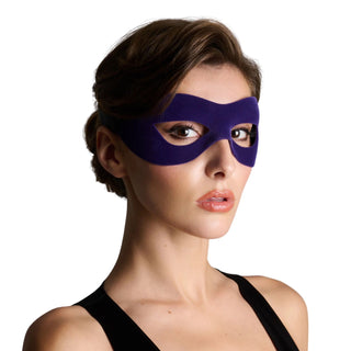 Maison Close L'Anonyme Samt Maske lila