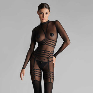 Maison Close Chambre Noire Strumpfbänder schwarz